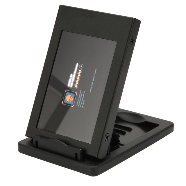 Moniteur de Température d'Ordinateur, Écran IPS 3.5 Po Panneau de Capteur PC Affichage Rotation 360° pour Bureau