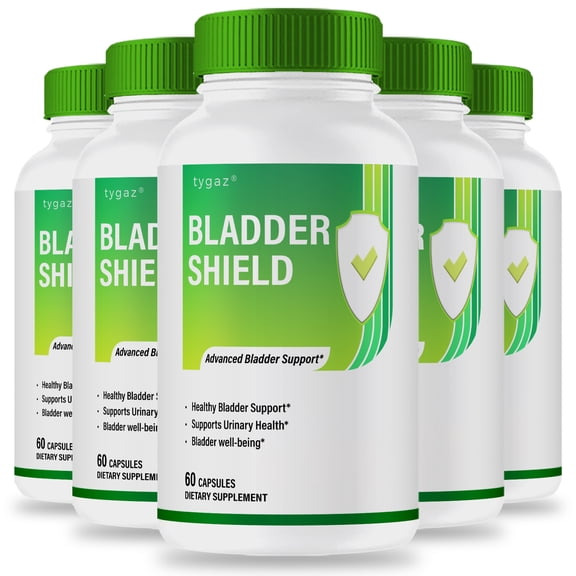 (5 Pack) Bladder Shield - Bladder Shield Pill Supplement