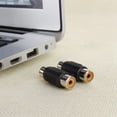 thumbnail image 4 of Conector extensor adaptador de conector RCA doble hembra a hembra, 4 of 5