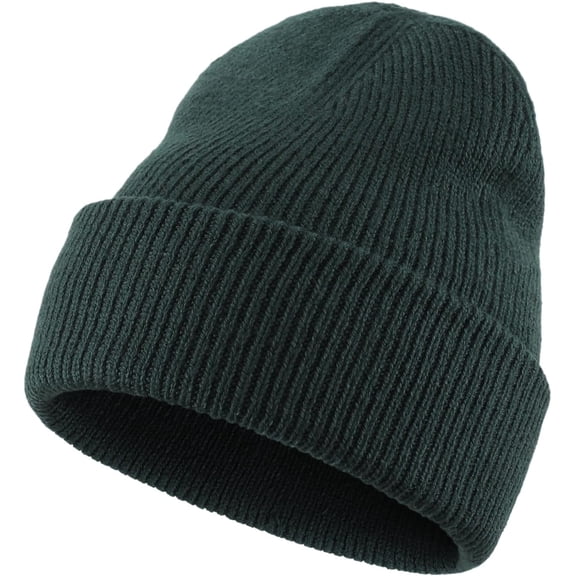 Minzimin Mens Winter Hats Thick Knit Cuff Beanie Cap Warm Stocking Beanie Hat