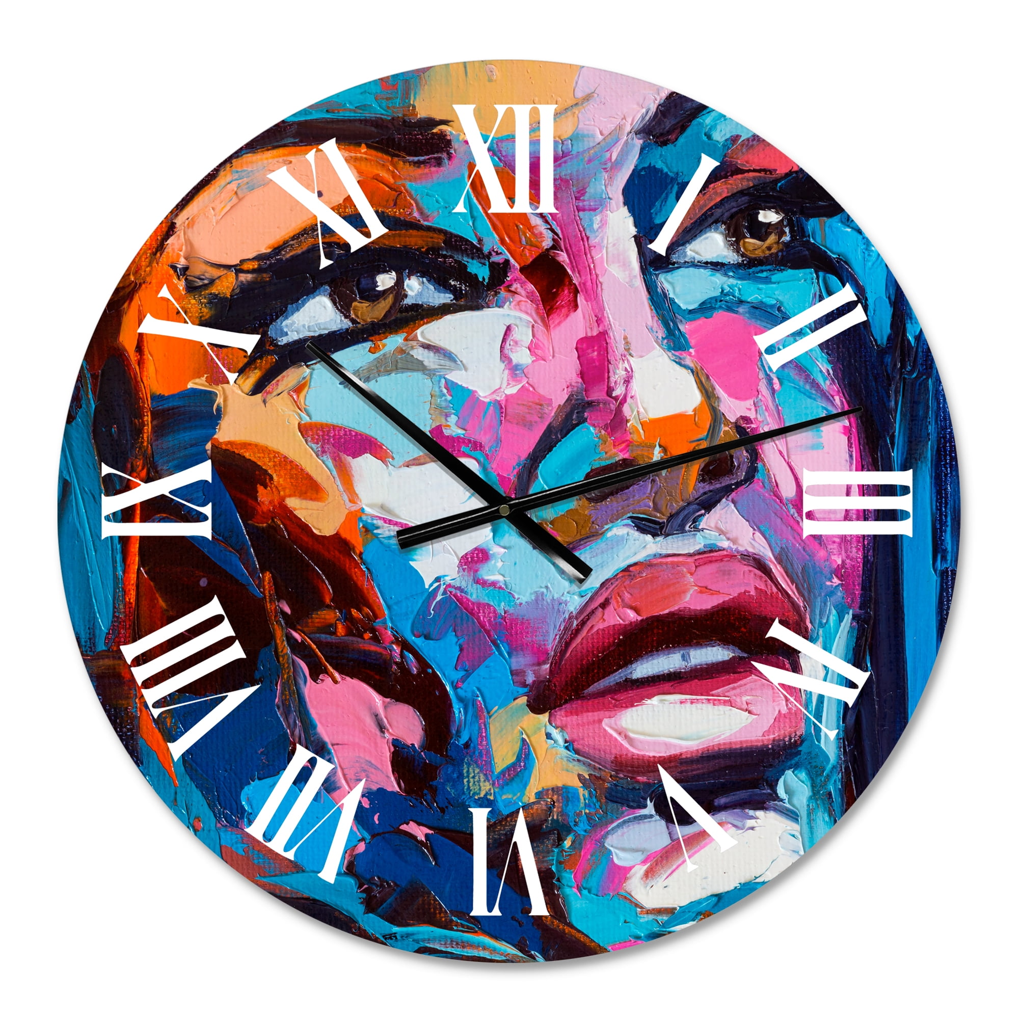 Designart 1 in Modern,Contemporary Wall Clock