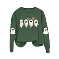 thumbnail image 4 of Ailaofu Halloween Cute Sweatshirt For Women Long Sleeve Pullover Graphic Basic Tops Casual Fall Fashion Sweatshirts, 4 of 7