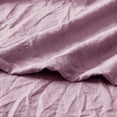 thumbnail image 3 of Mainstays Washed Ultra Soft Microfiber Pillowcase Set, Standard/Queen, Lilac Bloom, 2 Piece, 3 of 9