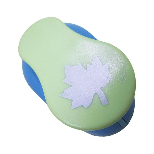 Decodeary 3 Pieces Hole Puncher Crafts Photo Multiple Tool Handmade Decoration Art Patterns Accessories Manual Children DIY Tools Album maple leaf 1.5''