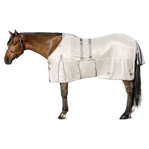Schneiders Soft Interlock Mesh II Fly Sheets | Horse Euro Bellyband | Silver | 84