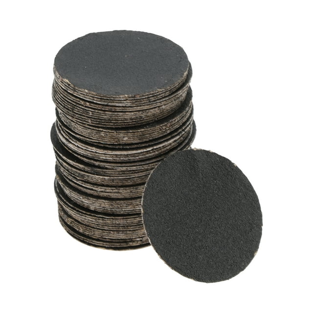 Hojas de lijado de gancho y lazo Unique Bargains 25x25mm negras 400 grano, molienda y pulido eficientes en la fabricación y reparación de automóviles, procesamiento de metales