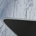 thumbnail image 5 of SAFAVIEH Tacoma Asher Abstract Machine Washable Runner Rug, Grey/Turquoise, 2'6" x 8', 5 of 7