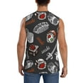 thumbnail image 4 of Easygdp Japanese Sushi Hashi Men's Breathable Tank Tops Sleeveless Sporty T Shirts for Basketball, Mountaineering, Bodybuilding -X-Large, 4 of 8