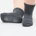 thumbnail image 4 of CAUYDY Little Kids Girl Socks 6PC Set 3 4 5 Years Toddler Grip Crew Socks Mid Cut for Fall Winter Spring Sizes 3-5 Years, 4 of 7
