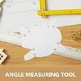 thumbnail image 3 of HOMEMAXS Stainless Steel Angle Gauge for Measuring with High Precision and Reliability Silver Compact Lightweight, 3 of 8