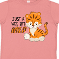 thumbnail image 4 of Inktastic Just a Wee Bit Wild- cute tiger cub Boys or Girls Toddler T-Shirt, 4 of 5