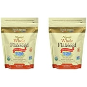 Spectrum Essential Flaxseed Organic Whole, 15 Ounce (2 Pack)
