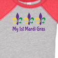 thumbnail image 4 of Inktastic My 1st Mardi Gras Fleur De Lis Boys or Girls Baby Bodysuit, 4 of 5