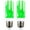 Green, variant on LNGOOR 2 Pcs Led Flame Light Bulb 3 Modes Fire Light Bulb E26 E27 Base Upside Down Simulated Flicker Lamp for Christmas Decor Outdoor Indoor Home, Blue