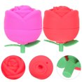 thumbnail image 2 of 2Pcs Delicate Rose Ice Balls Molds Silicone Ice Shaper Small Ice Cube Mold for Whiskey, 2 of 9