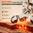 thumbnail image 3 of KZ-313 3D Heated Jade Stone Roller Massage Chair,Deep Zero Gravity,SL-Track,Heat,Backlit Touch Screen,Wireless Charger, 3 of 14