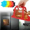 thumbnail image 1 of Fiudx Levantador de Pavo para Acción de Gracias, de Silicona Resistente Al Calor, Fácil de Usar, Antiadherente, Perfecto para Asar y Hacer Barbacoas, Apto para Lavavajillas, 60 X 31,5 Cm., 1 of 7