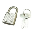 thumbnail image 1 of Vintage Padlock Lock Notebook Luggage Belt Padlock Lock with Key Locks Hardware, 1 of 4