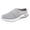 Grey, variant on Rokment Women's Orthopedic Arch Support Clogs Walking Backless Sandals for Plantar Fasciitis Comfortable Breathable Mesh Tennis Non Slip Nursing Work Shoes White Size 8.5