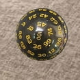 thumbnail image 7 of JANGSLNG Number Dice Multi-sided Engraved Number Bright Color Easy to Read Acrylic 100 Sided Polyhedral Dice Table Games Board Game Props, 7 of 7