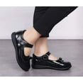 thumbnail image 2 of Girl's Mary Jane School Uniform Shoes Strap Dress Uniform Flats Black (Toddler/Little Girl), 2 of 6