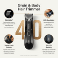 thumbnail image 3 of MANSCAPED® The Luxury Package 4.0 Includes: The Lawn Mower® 4.0 Electric Trimmer, The Shears 2.0 Nail Kit, Crop Preserver®, Deodorant, Body Wash, 2-in-1 Shampoo & Conditioner, The Shed Toiletry Bag, 3 of 10