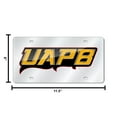 thumbnail image 6 of Arkansas Pine Bluff Golden Lions NCAA Mirrored Laser Cut License Plate Laser Tag, 6 of 8