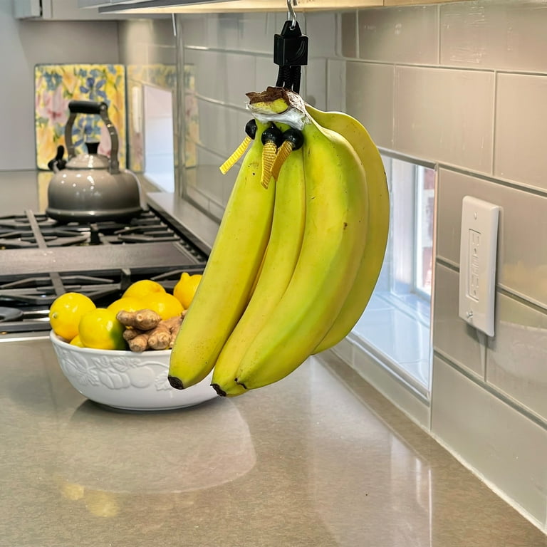 Banana Bungee, Black Banana Fruit Under Cabinet Hanger, Hook