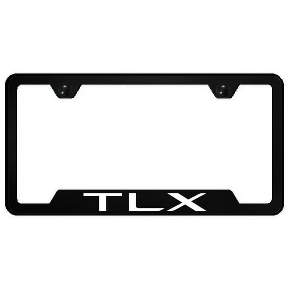 Acura TLX Polycarbonate Notched License Plate Frame Official Licensed