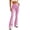 Pink, variant on Qulqfy Stretchy Women Leggings Yoga Pants Tummy Control High Waisted Navy Petite Soft Workout Athletic Cycling Tights Pants M