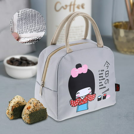 Kids Girls Adults Insulated Lunch Bag Work Travel School Picnic Food ...
