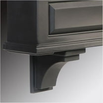 Mayne 4828B Nantucket Decorative Brackets 2 Pack - Black