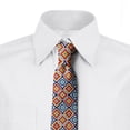 thumbnail image 2 of Ethnic Necktie, Oriental Geometric Motif, Dress Tie, 3.7", Multicolor, by Ambesonne, 2 of 3