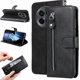 thumbnail image 2 of Estuche de Cuero PU con Cierre para OnePlus 13R 5G , Funda Protectora con Billetera y Correa, 2 of 5