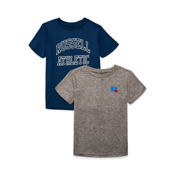 Russell Athletic Boys Logo Graphic T-Shirt, 2-Pack, Sizes 2T-5T