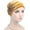 Golden, variant on Women's Stretch Velvet Turban Hat Cancer Chemo Beanie Beaded Flower Hair Wrap Cap Headwear