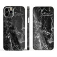 thumbnail image 3 of Design Skinz Smooth Black Marble Full Body Skin Decal Wrap Kit Compatible with Apple iPhone 7 Plus (Screen Trim & Back Skin), 3 of 5