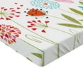 thumbnail image 2 of Ambesonne Flower Fitted Sheet 2 Pcs Set, Romantic Hearts Design, Twin, Multicolor, 2 of 3