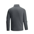 thumbnail image 5 of Yyeselk Men's Casual Slim Fit Turtleneck Pullover Sweaters Ribbed Knitted Long Sleeve High Neck Basic Sweaters Tops Dark Gray XXXL, 5 of 5