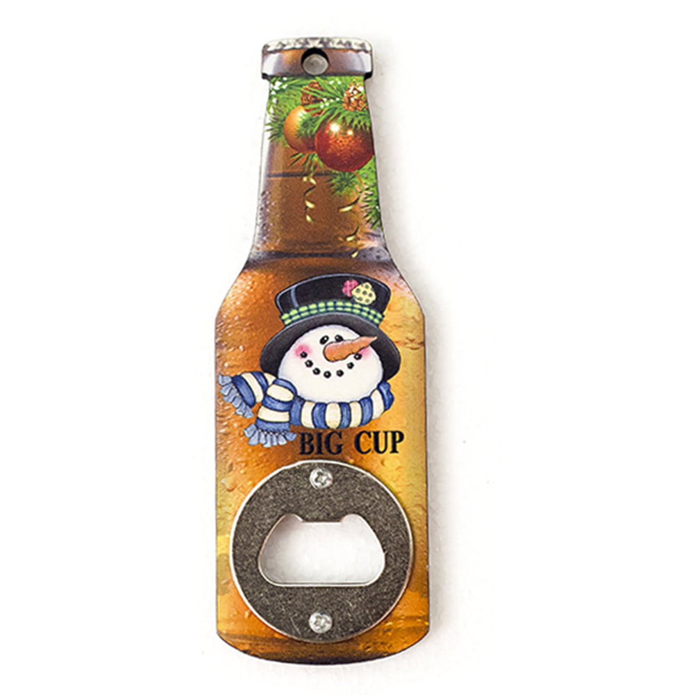 Reindeer Tree Xmas Decorations Bottle Opener Fridge Magnet 