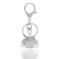 thumbnail image 4 of Silver 10 Uds. Llavero con cierre giratorio de Metal, gancho de cierre de garra de langosta de Metal, llavero con cordón, joyería, 4 of 5
