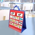 thumbnail image 4 of Portable Tabletop Pocket Chart Cards Holder Teaching Pocket Learning organizer homeschool office classroom Prop, 4 of 9