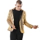 thumbnail image 3 of Traje de actuación con lentejuelas doradas para hombre, presentador de discoteca, chaqueta de estudio, 3 of 6