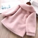 thumbnail image 4 of Chaqueta de otoño-invierno para niñas de 3, 4, 6, 8 y 10 años, abrigo cálido de piel sintética para niñas, prendas de vestir de princesa navideñas, linda ropa de felpa para niños, 4 of 5