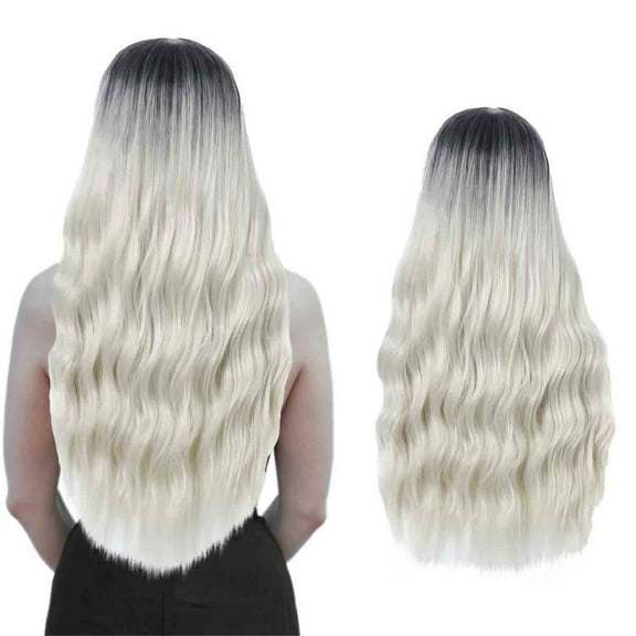 Long Women's Wig - Natural Synthetic Wig Shadow Curly Wig For Women