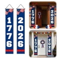 thumbnail image 2 of 250th Anniversary Banner Door Sign 1 Pack 1776 2026 USA America Patriotic Hanging Banners Porch Signs Party Supplies for Room House Welcome Photo Backdrop, 2 of 7