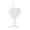 A, variant on KGJQ Creative Heart-shaped Goblet with Straw, Personalized Glass Wine Juice Cup, Love Heart Stemware for Champagne Martini, Wedding Gift