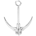 thumbnail image 6 of Tebru Grappling Hook, Stainless Steel Durable 3 Claws Grappling Hook, Anti‑skid High Hardness Outdoor Equipment For Hiking Wilderness Survival Camping Rock Climbing, 6 of 8