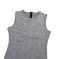 thumbnail image 3 of KEINXS Women Jumpsuit Slim Solid Color Sleeveless High Neck Bodysuit Bodycon Overalls Playsuit, 3 of 6