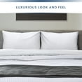 thumbnail image 2 of Queen Size 400 Thread Count Cotton Pillowcases Set of 2, Solid Percale Envelope Closure Pillow Cases by SimpleField - Soft, Smooth & Breathable (White, 20 x 30 inches), 2 of 6